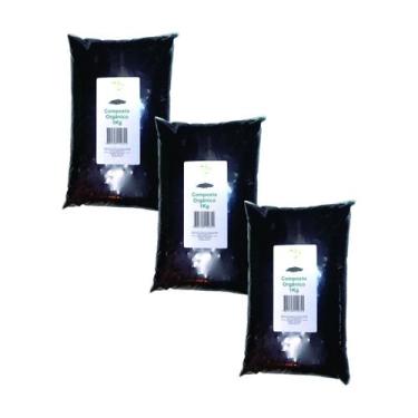 Imagem de Terra Preta Composto Orgânica para Plantas e Flores - kit com 3kg - S.
