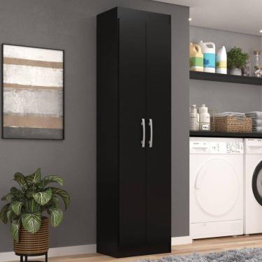 Imagem de Armário Multiuso para Área de Serviço 2 Portas San Marino  Preto