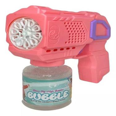 Imagem de Lança-Bolhas Infantil  Arminha com Luz e Diversão Escolha - OMFkids, R