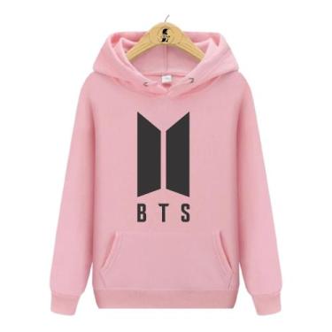 Imagem de Blusa de Moletom Canguru BTS I - Wess Store, Preto, G