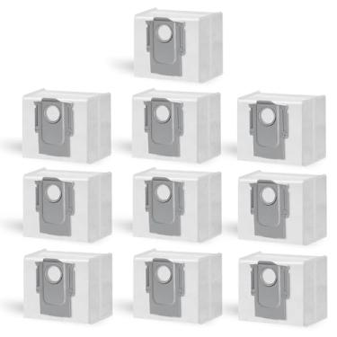 Imagem de Conjunto de saco de pó descartável não tecido para aspirador de pó Roborock Q5+/Q5 Pro+/Q7 MAX+/Q7+/S8+/S8 Pro Ultra Aspirador de pó acessórios pacote com 10