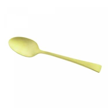 Imagem de 6 Colheres para Mesa de Aço Inox Berna Champanhe Fosco Wolff