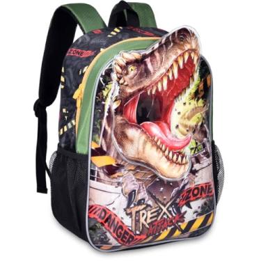 Imagem de Mochila Escolar, T-Rex 3D, G, Clio