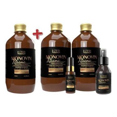 Imagem de Monovin Crescimento Capilar 2 Shampoo Tônico Lizieri Cosmético - Lizie