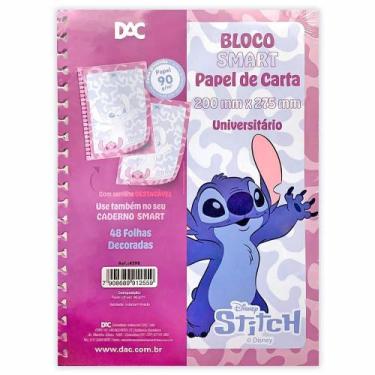 Imagem de Refil Caderno Univ. Smart 48 FLS 20cm x 27,5cm Stitch - DAC
