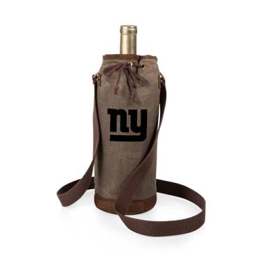 Imagem de PICNIC TIME Bolsa para vinho New York Giants encerada de lona