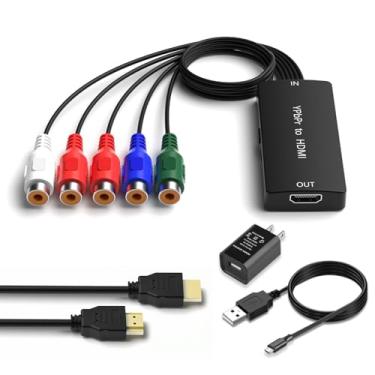 Imagem de Dingsun Conversor de Sinal HDMI e Componente, Black YPbPr to HDMI Converter, D-145