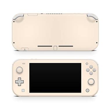 Imagem de Tacky Design Adesivo de cor sólida compatível com Nintendo Switch Lite Skin Wrap, capa clássica para Nintendo Switch Lite, decalque de vinil premium 3M (laranja pastel)