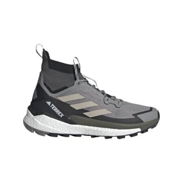 Imagem de adidas Tênis de corrida feminino Ultraboost 21, Cinza sólido Ch/Core Black/Olive Strata, 41