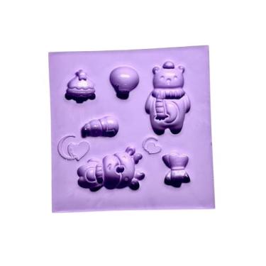 Imagem de Confeitaria dos moldes, F1805 MOLDE DE SILICONE NATAL CONFEITARIA BISCUIT