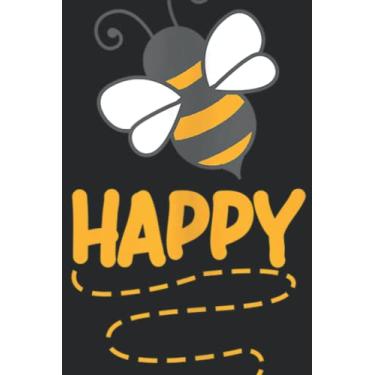 Imagem de Happy Bee Cool Bee Lovers Honey Bees Beekeepers Meme: Lined Journal Notebook To Do Schedule, Medium 6x9 Inches, 110 Pages, Printed Cover