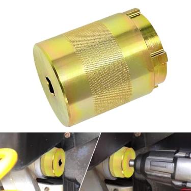 Imagem de BIGLKNM Ferramenta de diferencial traseiro de 65 mm para soquete de diferencial traseiro de aço dourado Can Am 800 850 1000 1000R XMR