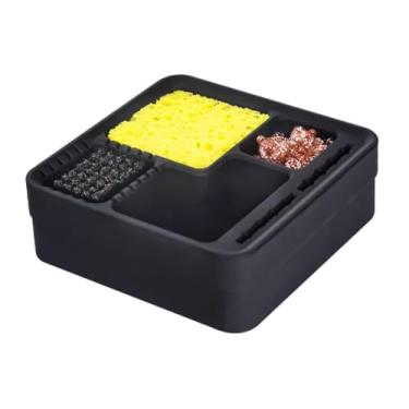 Imagem de Ioensy Recipiente de Resíduos de Solda E Suporte para Ferro, Preto, Tamanho real