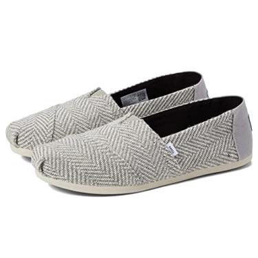 Imagem de TOMS Feminino, Alpargata Cupsole slip-on, Espinha de peixe cinza GG, 9
