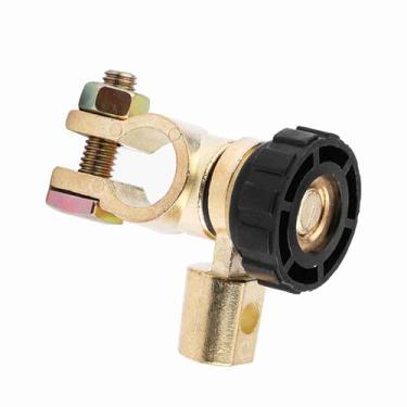 Imagem de TERMINAL DE LIGAÇÃO DA BATERIA INTERRUPTOR DE CORTE MESTRE DESCONEXÃO ISOLADOR FORTE RESISTÊNCIA À CORROSÃO CONDUTIVIDADE ELÉTRICA PARA A MAIORIA DAS BATERIAS 12V (Preto)