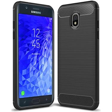 Imagem de Capa para Samsung Galaxy J7 2018, Galaxy J7 V 2ª geração, Galaxy J7 Refine Case, Galaxy J7 Aero,J7 Star,J7 Top,J7 Crown, J7 Aura, J7 Eon, J737V, J737T Sucnakp TPU Capa protetora, Preto
