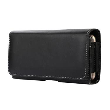 Imagem de Capa carteira horizontal dupla para celular com suporte para cartão para Samsung Galaxy S24 Ultra S23 FE S23+ S22+ S20 FE S22 Ultra A15 A25 A03s A34 A54 A33 A04 A53 A13 A54 A55 (preto)