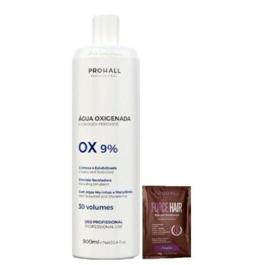Imagem de Água Oxigenada Cremosa 30 Volumes Prohall 900ml 