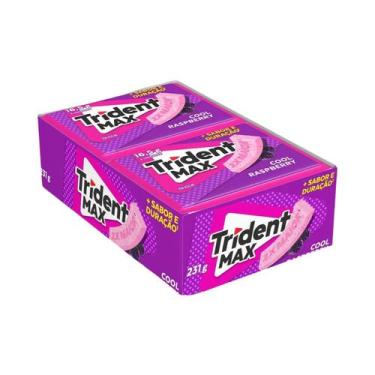 Imagem de Chiclete Trident Max Cool Raspberry 2x Maior - Pack 14 Unidades
