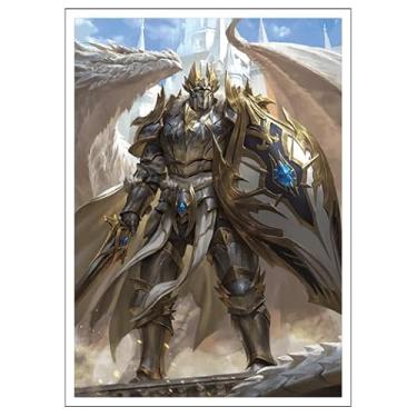 Imagem de Fantasy North - William Aldrick - Dragon Knight (Argalon) - 100 capas de cartas TCG foscas texturizadas - serve para Pokémon Magic MTG Commander e outros jogos de cartas - Mangas de baralho