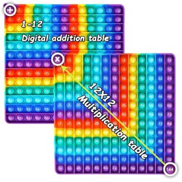 Imagem de Mesa de jogo de multiplicação EK-Memory-fish com adição 1-12