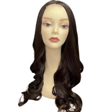 Imagem de Peruca Semi Lace Ondulada Bio Premiun 70cm com Micro Pele - GM Hair, C