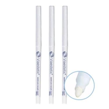 Imagem de Kit 3 Lapiseira Retrátil Marcação Corporal Lápis Branco Via Estetic