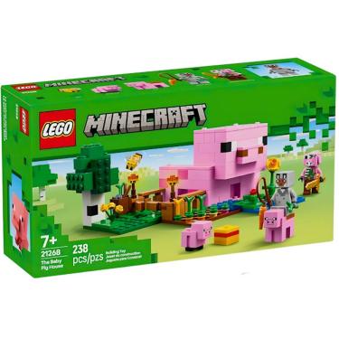 Imagem de Blocos de Montar Lego Minecraft A Casa do Porquinho 21268