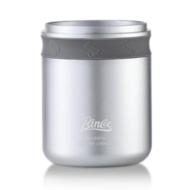 Imagem de Bincoo Copo dosador de café de 51 mm - Copo dosador de café expresso compatível com filtro portátil de 51 mm - Feito de alumínio, acessório de máquina de café expresso para cafeteria e escritório