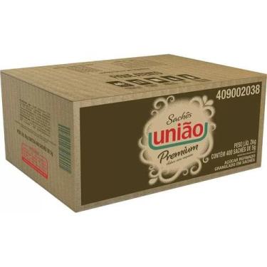 Imagem de Açucar União Sache Caixa 400 Saches Açucar Uniao, Açúcar em Sache
