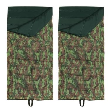 Imagem de Kit 2 Saco De Dormir Ou Colchonete Para Acampamento 2 Em 1 Camping Pesca Retiro 190x60cm