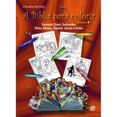 Imagem de A bíblia para colorir - samuel, davi, salomão, elias, eliseu, daniel, jonas E ester - vol. 4