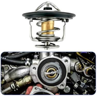 Imagem de Termostato de carro, termostato de motor, termostatos de motor de substituição automotiva compatíveis com Honda Civic CRV CRZ, substitui #19301-PAA-306, 19301-PLC-315,19301-RNA-315