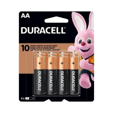 Imagem de Pilha AA Duracell 8 Unidades Alcalina 1,5v - MN1500