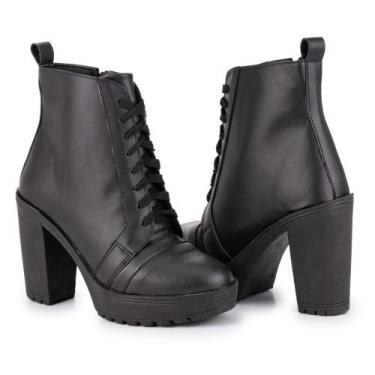 Imagem de Bota feminina cano médio - Lobo do cerrado , Preto, 35