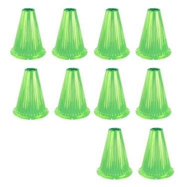 Imagem de ＡＷＨＡＯ 10x Garden Cloches Proteção Tampa as tampas de planta de ventilação rotativa ajustável para mudas