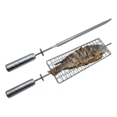 Imagem de Kit Espetos 1 Grelha 1 Espada Para Grill Giratório - infinity grill