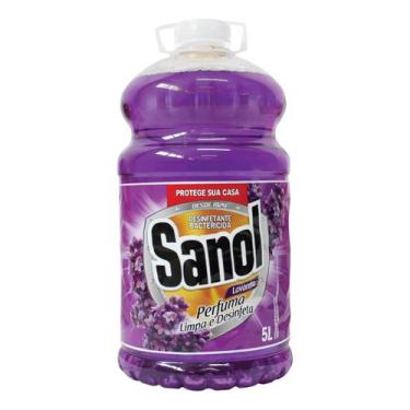 Imagem de Desinfetante Lavanda Sanol 5 Litros