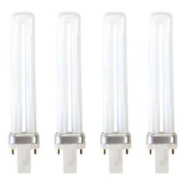 Imagem de Kit 4 Lampada PL Compacta Lightex G23 2 Pinos 9W 2700K