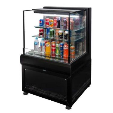 Imagem de CA.77 - Balcão Auto Serviço Refrigerado Cortina de Ar 75cm Preto - 220