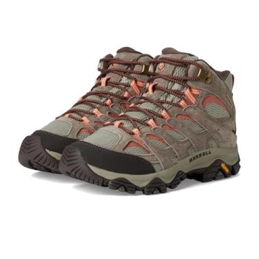 Imagem de Merrell Bota feminina Moab 3 Mid Wp para caminhada, Cordão elástico 1, 36 BR