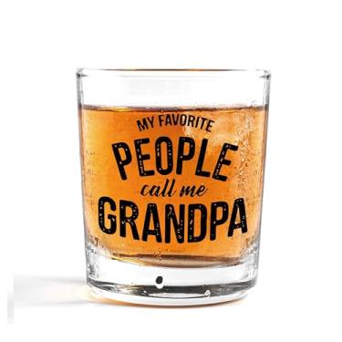 Imagem de Nogrit Copos de uísque My Favorite People Call Me Grandpa 283 g, presentes para o dia dos pais, aniversário de netos, avô, antiquados, copos de pedras para coquetel, vodca escocesa, tequila, rum