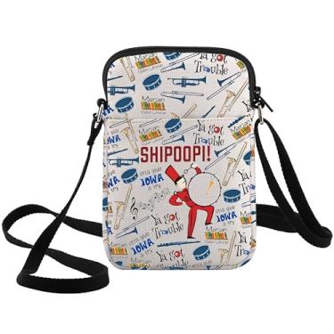 Imagem de WZMPA Bolsa tiracolo masculina musical Marian Paroo & Harold Hill para presente para fãs Shipoopi Musical Merch, Shipoopi Cb