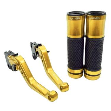 Imagem de Kit Manete Manopla Esportivo Xtz Crosser Factor Lona Rx 125 - Stark Ra