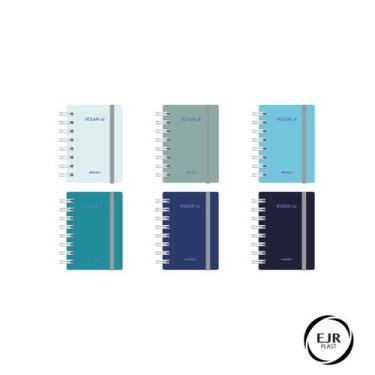 Imagem de Caderneta A7 Rideo 90 fls 3 Mat Ocean