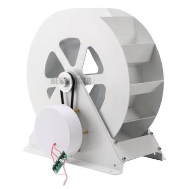 Imagem de Gerador micro hidrelétrico portátil, turbina de água hidrelétrica de alta potência de 50w/100w de alta potência, adequada para escritórios e lagoas de peixe (branco),50W