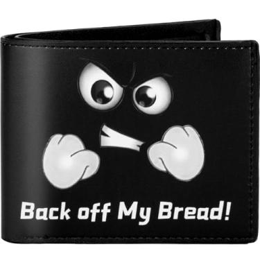 Imagem de Carteira infantil para meninos adolescentes, para meninos de 6 a 7 a 8 a 9 a 10 a 11 a 12 a 13 a 14 anos, carteira engraçada de couro dobrável com bloqueio de RFID com bolso para moedas, janela para