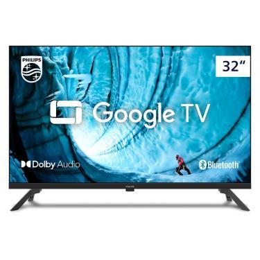 Imagem de Smart TV Philips 32 HD Google TV Comando De Voz HDR HDMI Preto Bivolt