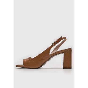Imagem de Sandália Jorge Bischoff Croco Caramelo Jorge Bischoff J19333002015 feminino