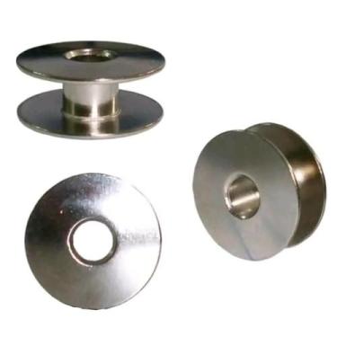 Imagem de Kit 25 Bobinas Metal Reta Lisa Máquina Industrial Costura - BERTO IMPO